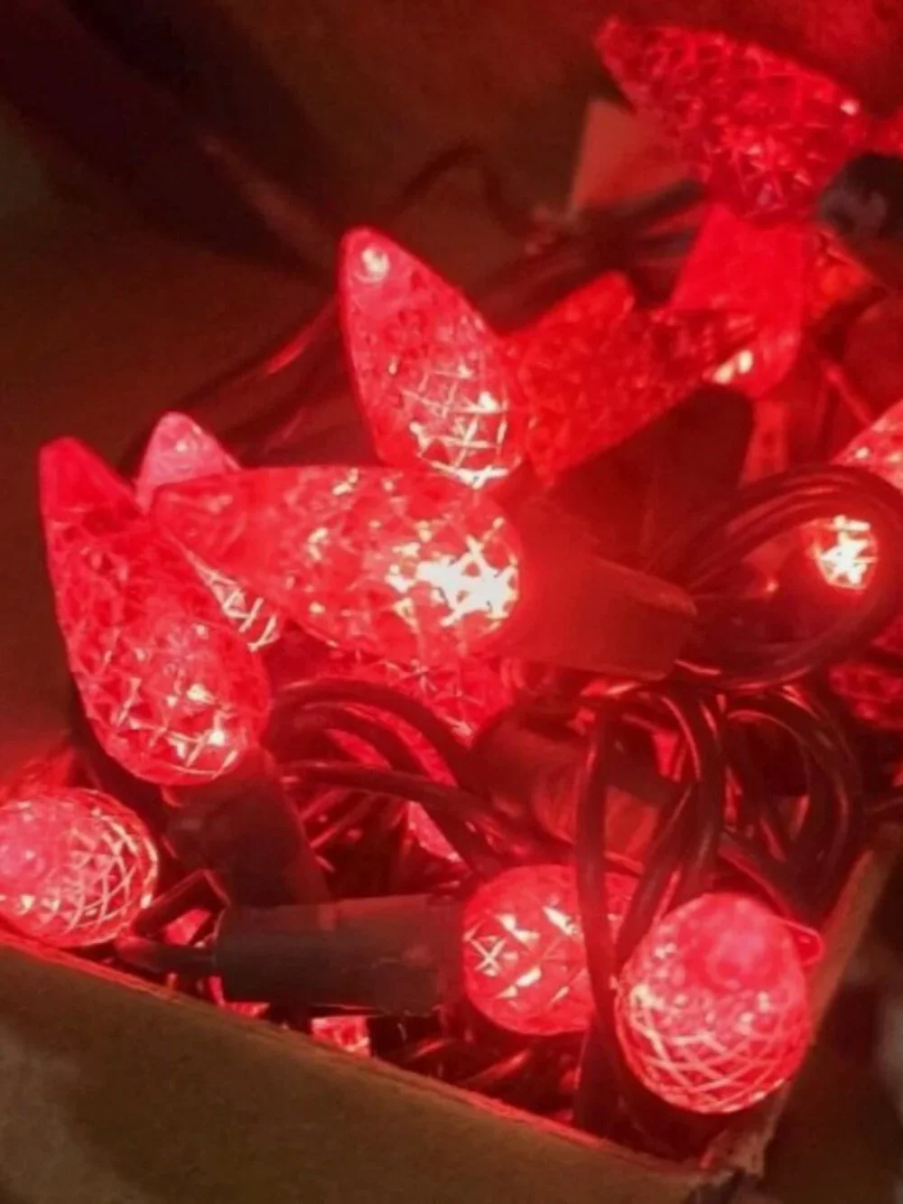 New Wondershop 60ct LED C6 String Lights Red Holiday TARGET